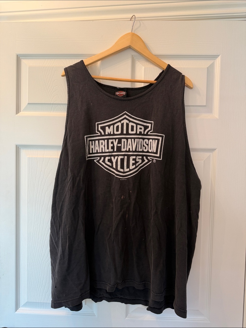 Harley-Davidson Black and White Shield Tank
